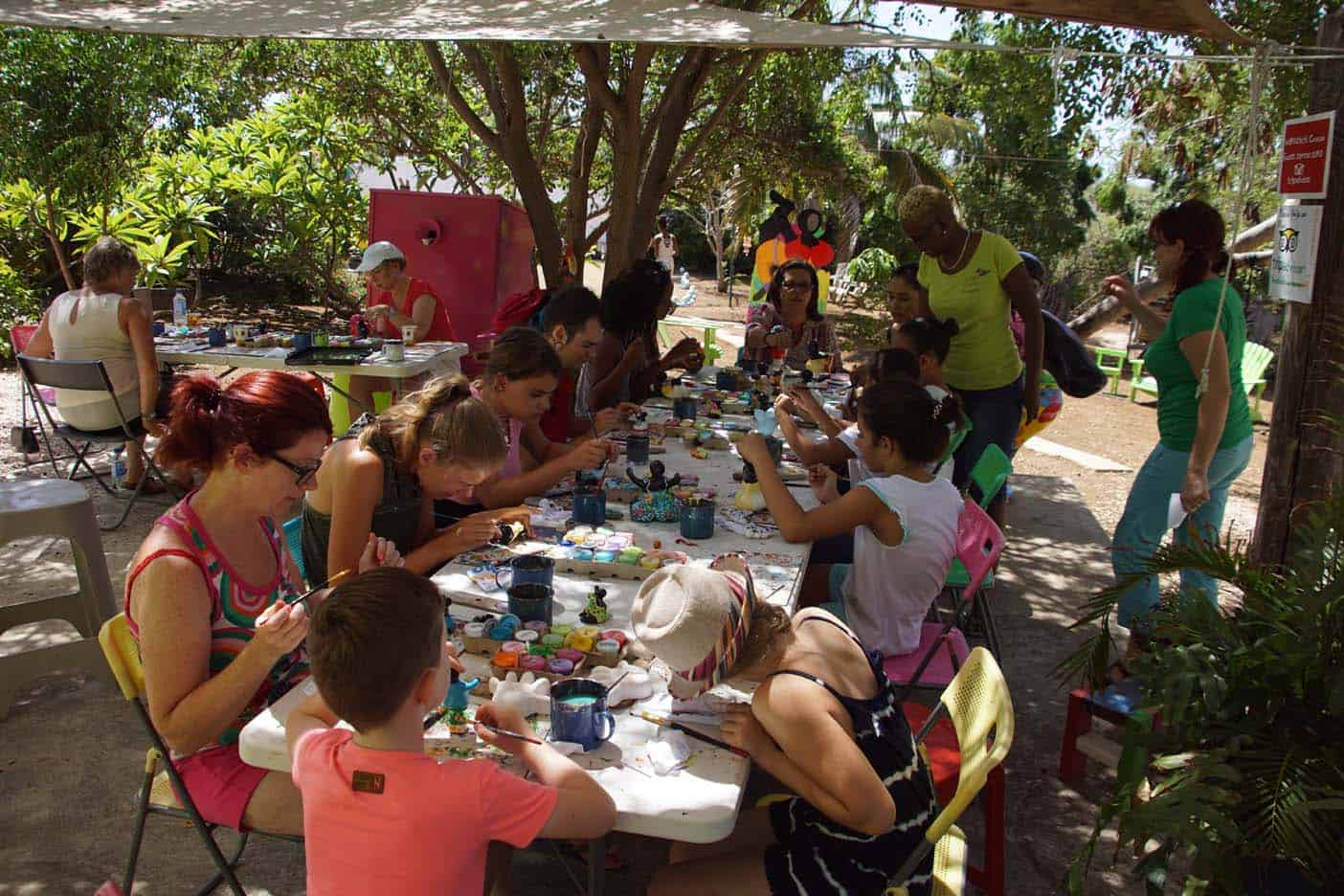 Serenas art factory_3 Curaçao met kinderen