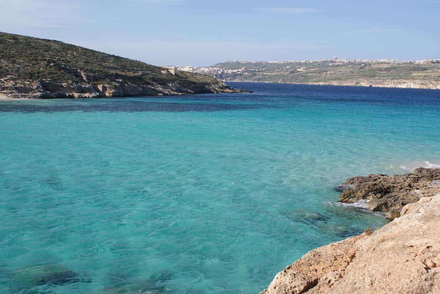 Comino met kinderen Comino met kinderen