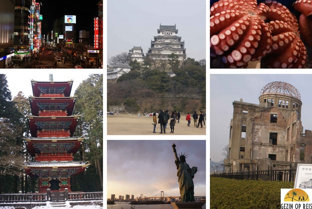 Tokyo, Nikko en Hiroshima