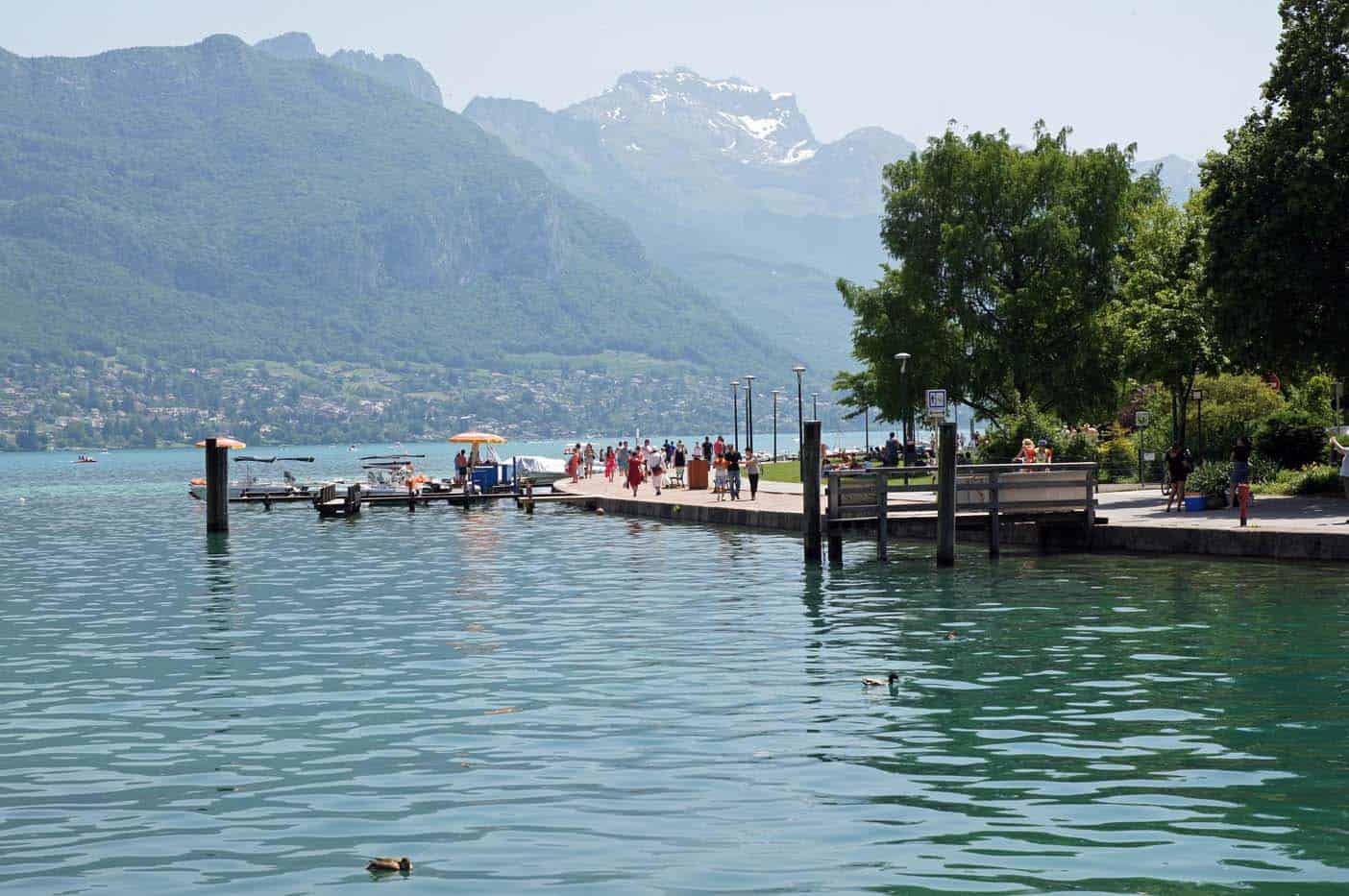 Meer van Annecy met kinderen