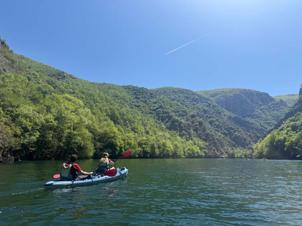 Matka Canyon met kinderen