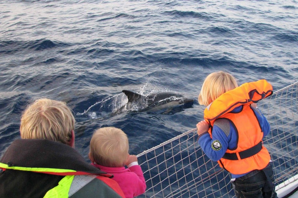 zeilen met kinderen