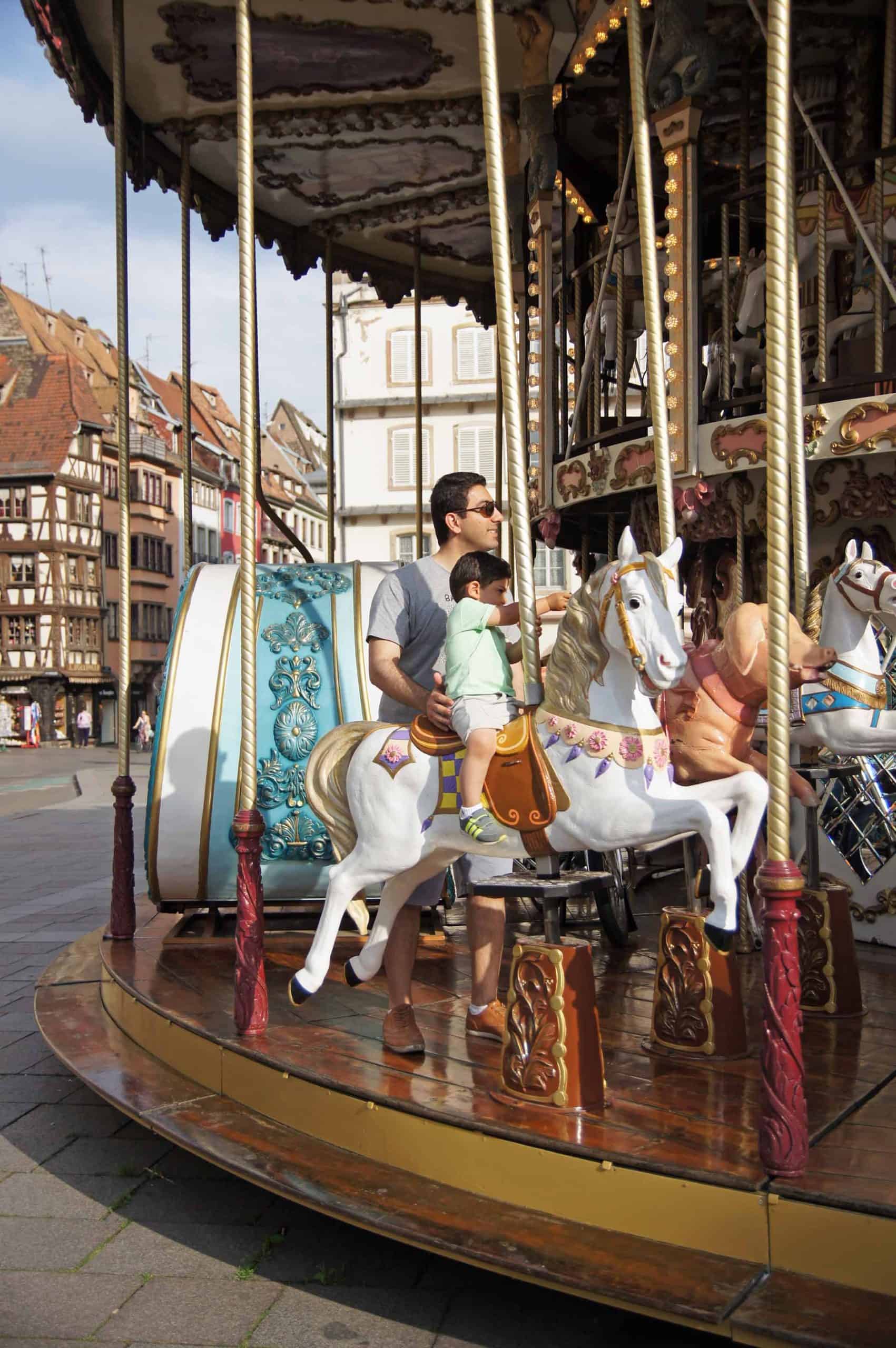 straatsburg met kinderen