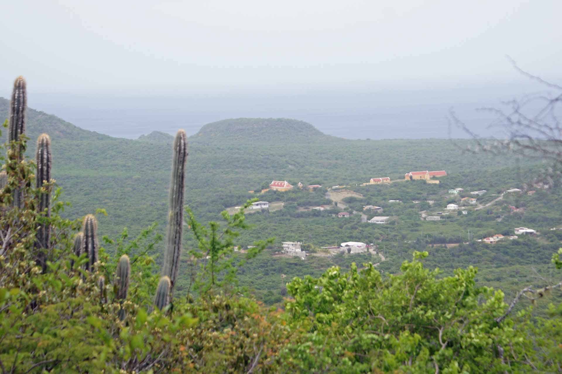 Curacao Christoffelpark uitzicht