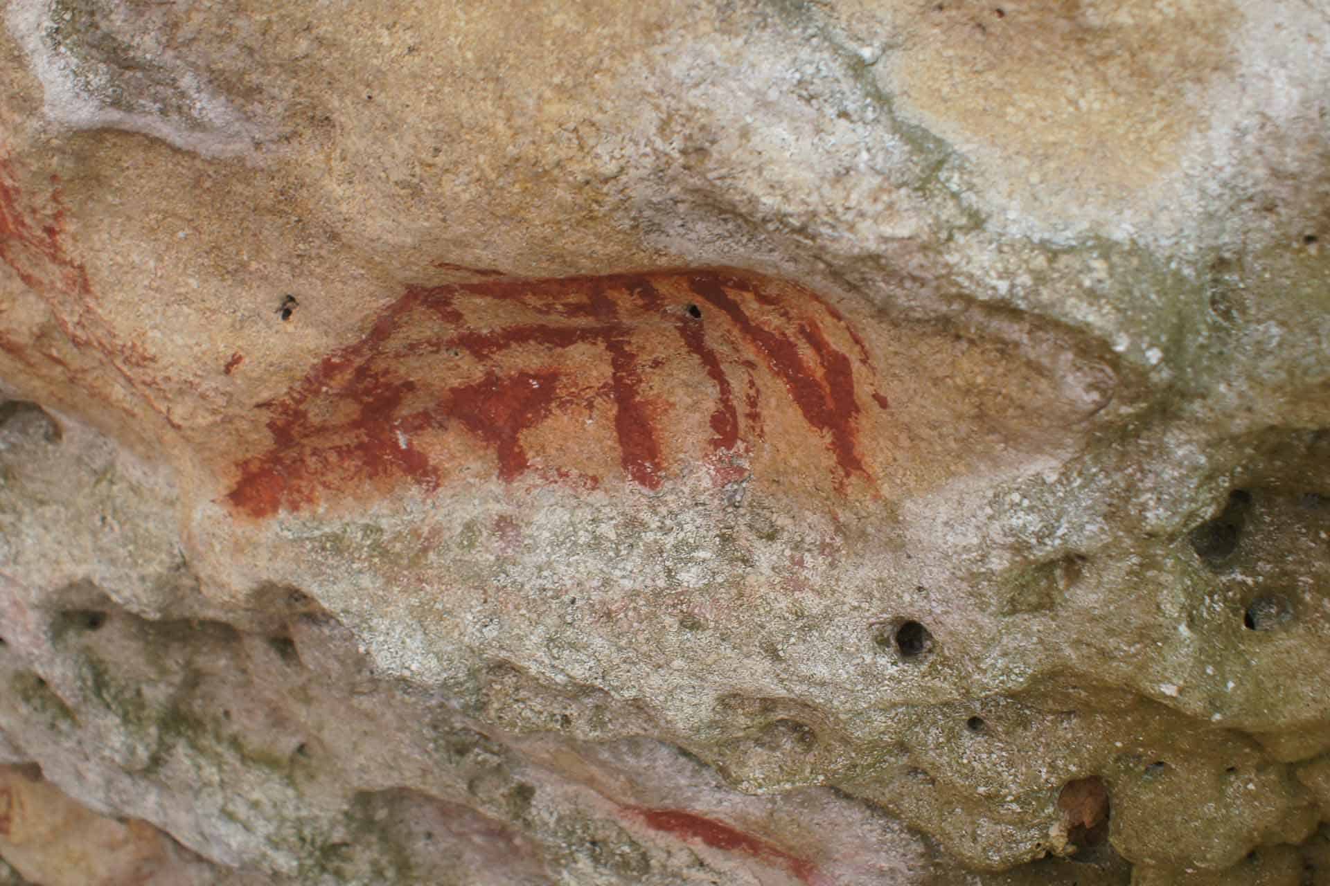 Curacao Christoffelpark rockart