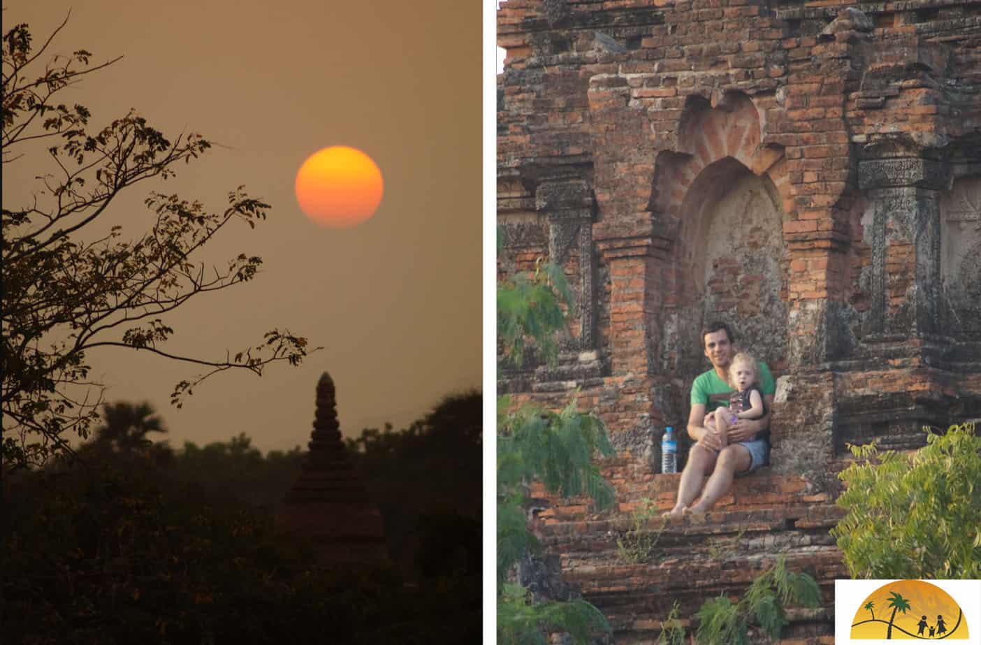 zonsondergang soo lay gon bagan.