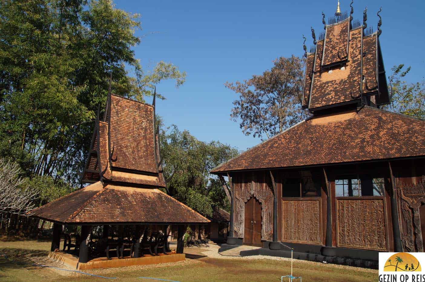 zwarte huis chiang rai Thailand