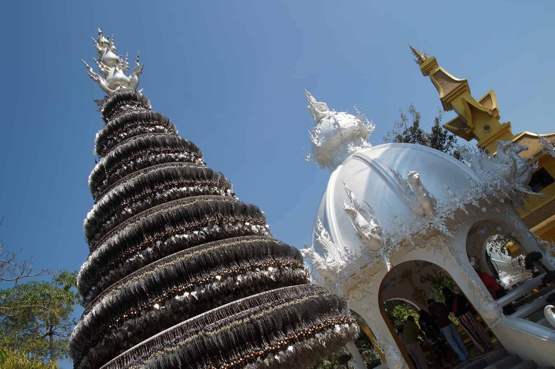 witte tempel chiang mai thailand