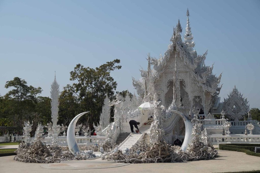 Witte tempel Thailand