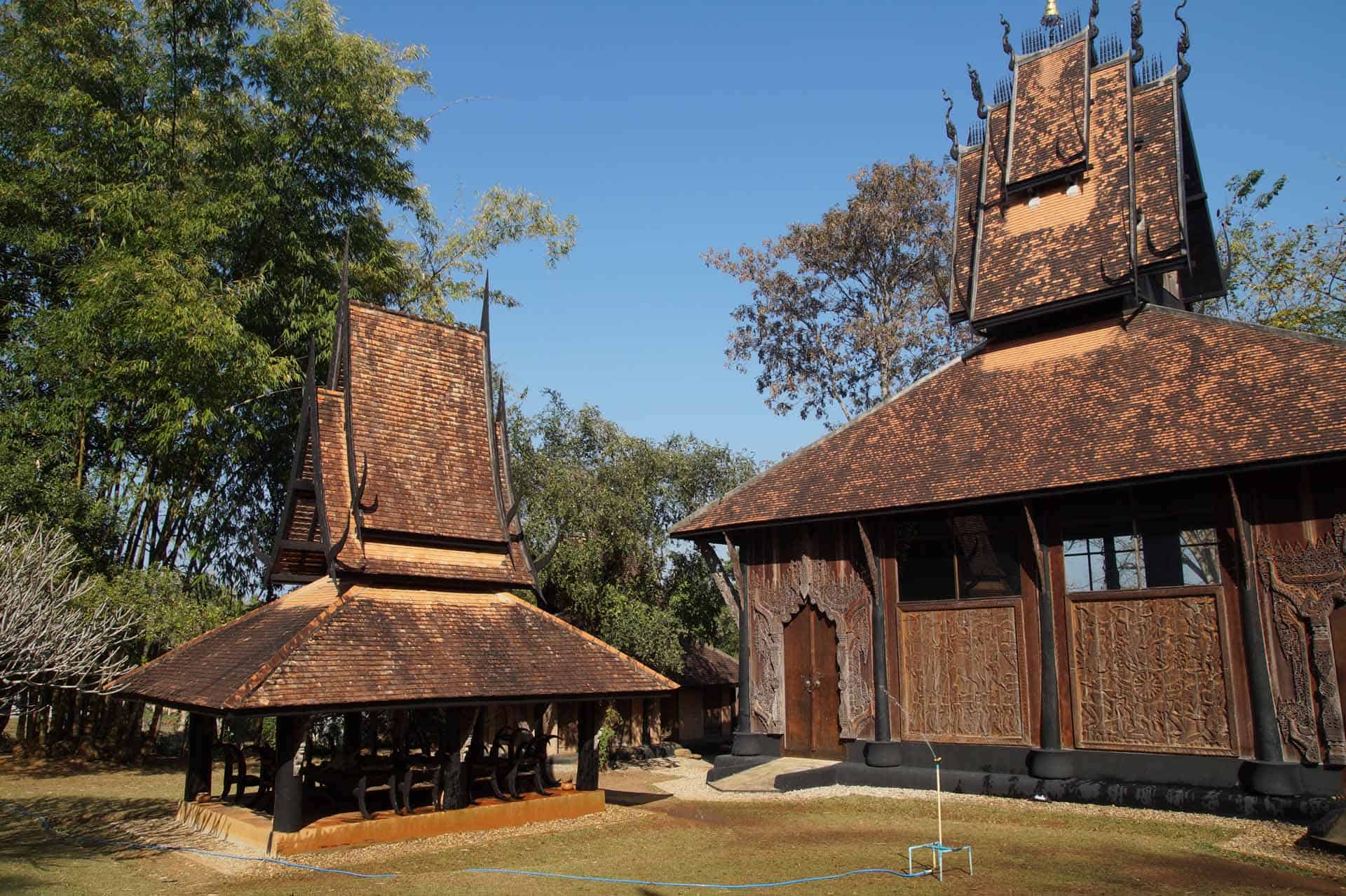 zwarte huis chiang rai Thailand