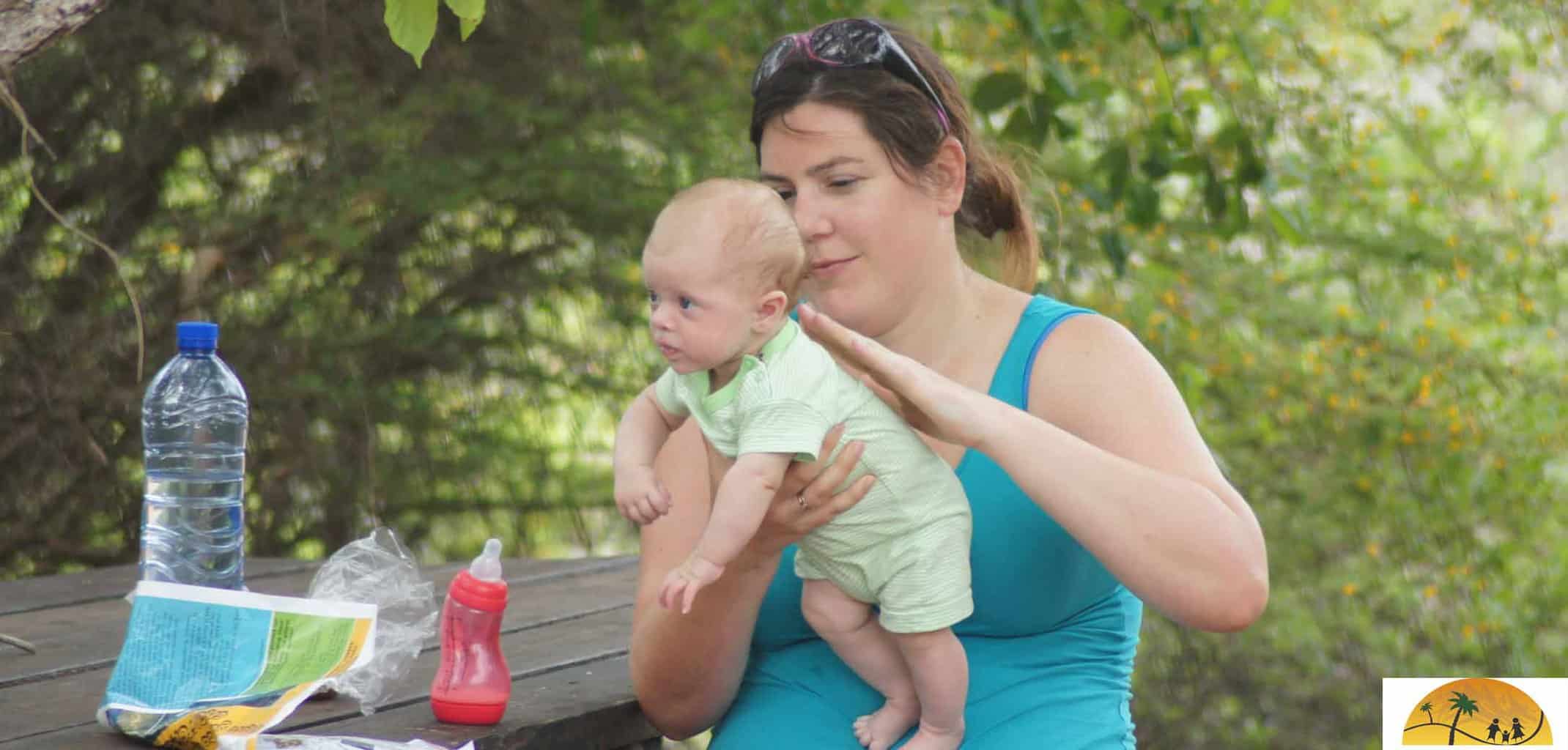 flesvoeding baby reis