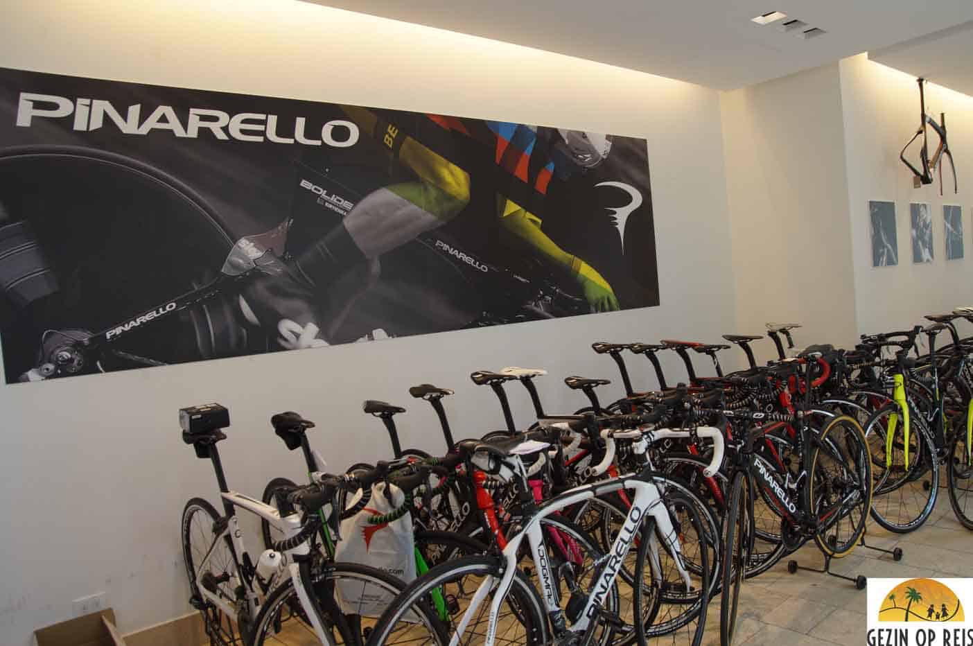 Pinarello fiets huren treviso winkel 