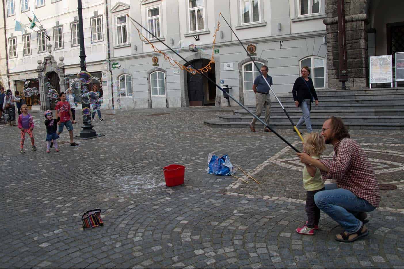 Ljubljana met kind