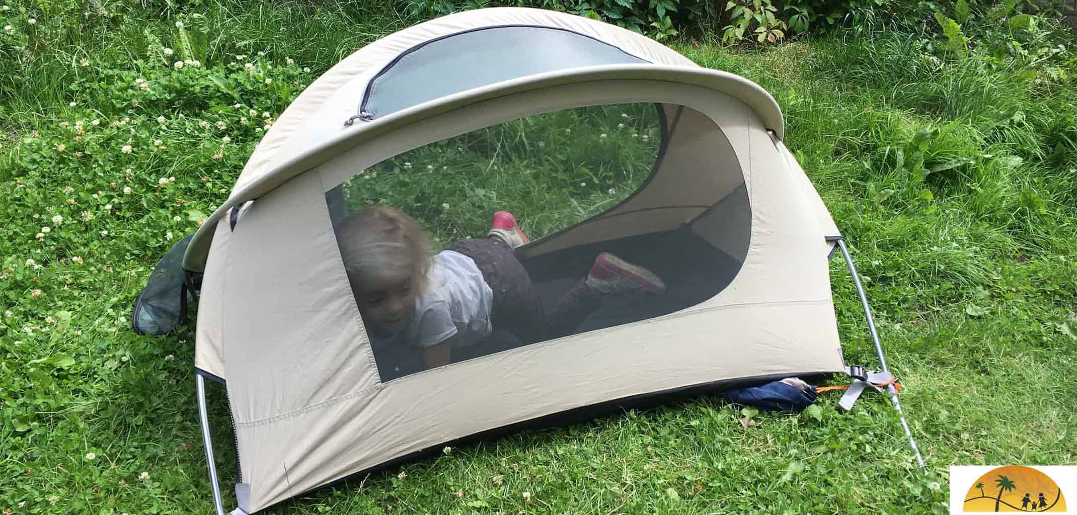 Raak verstrikt Verschuiving heerlijkheid Review: Nomad kids travel bed - Gezin op Reis