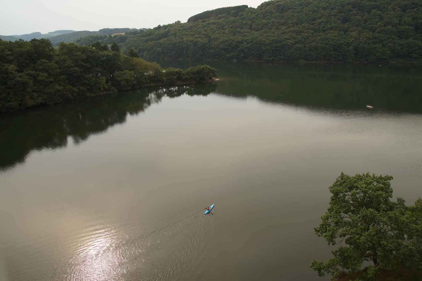 kajakken stuwmeer luxemburg