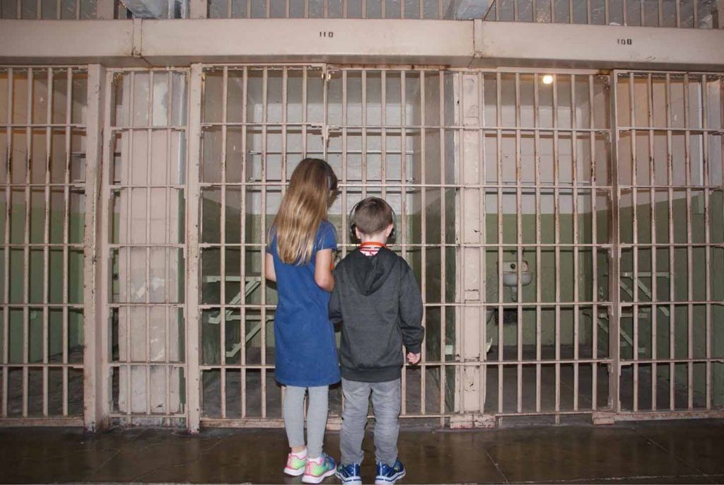 Alcatraz met kinderen