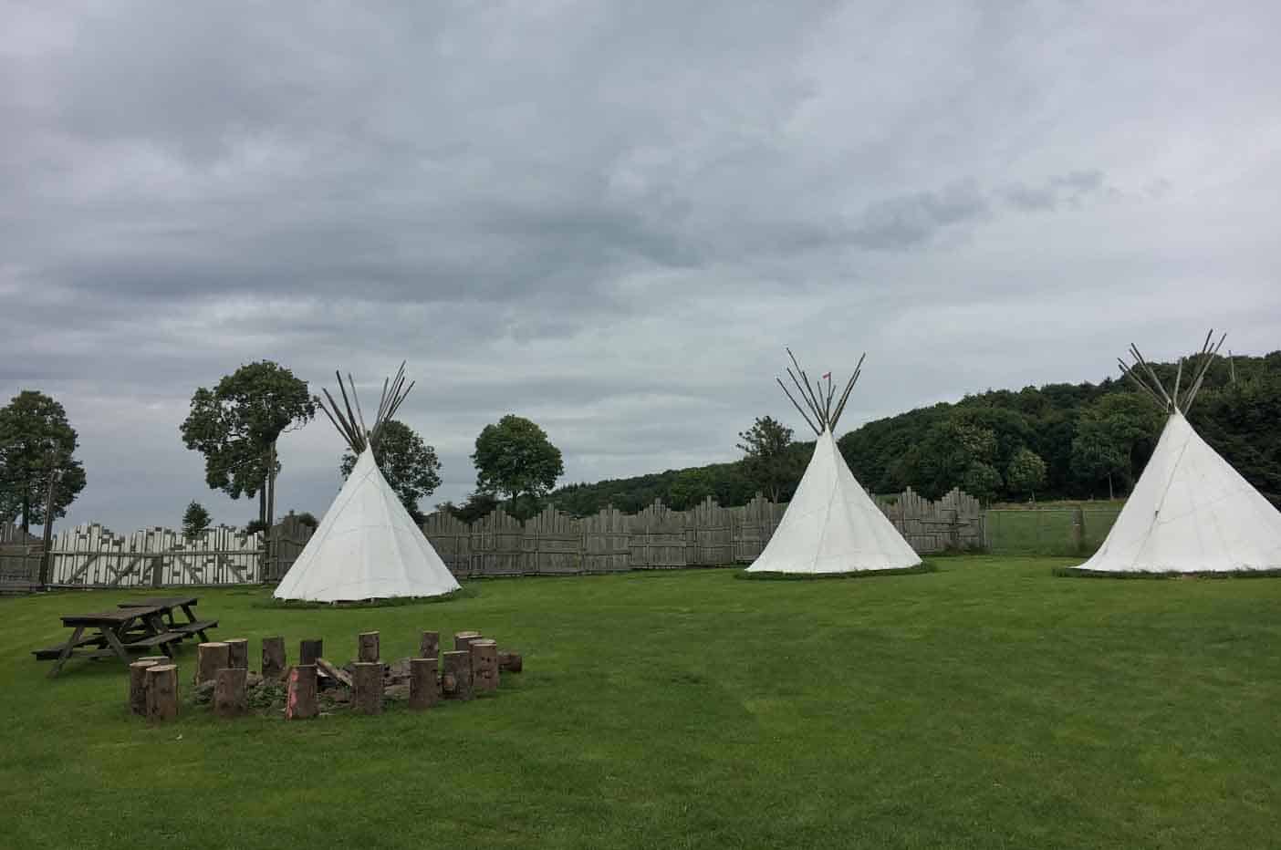 tipi tent camping nieder-moos