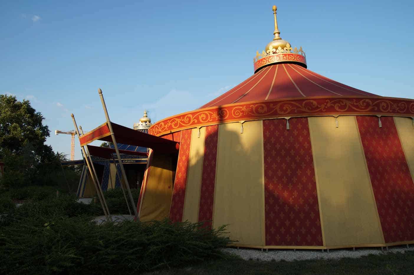 Puy du Fou tent slapen