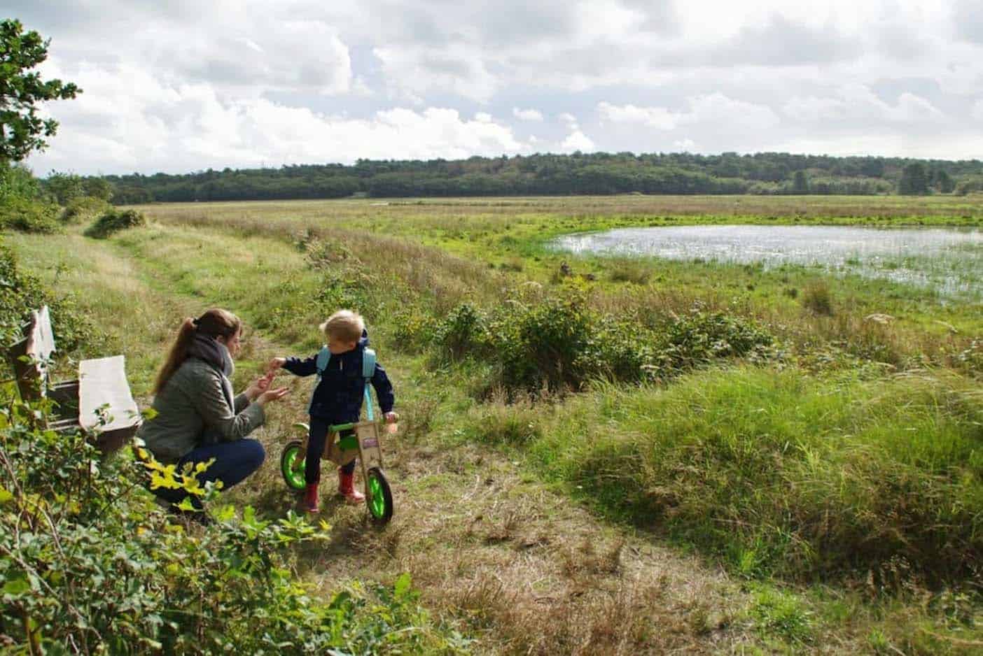 Texel met kinderen wandelen