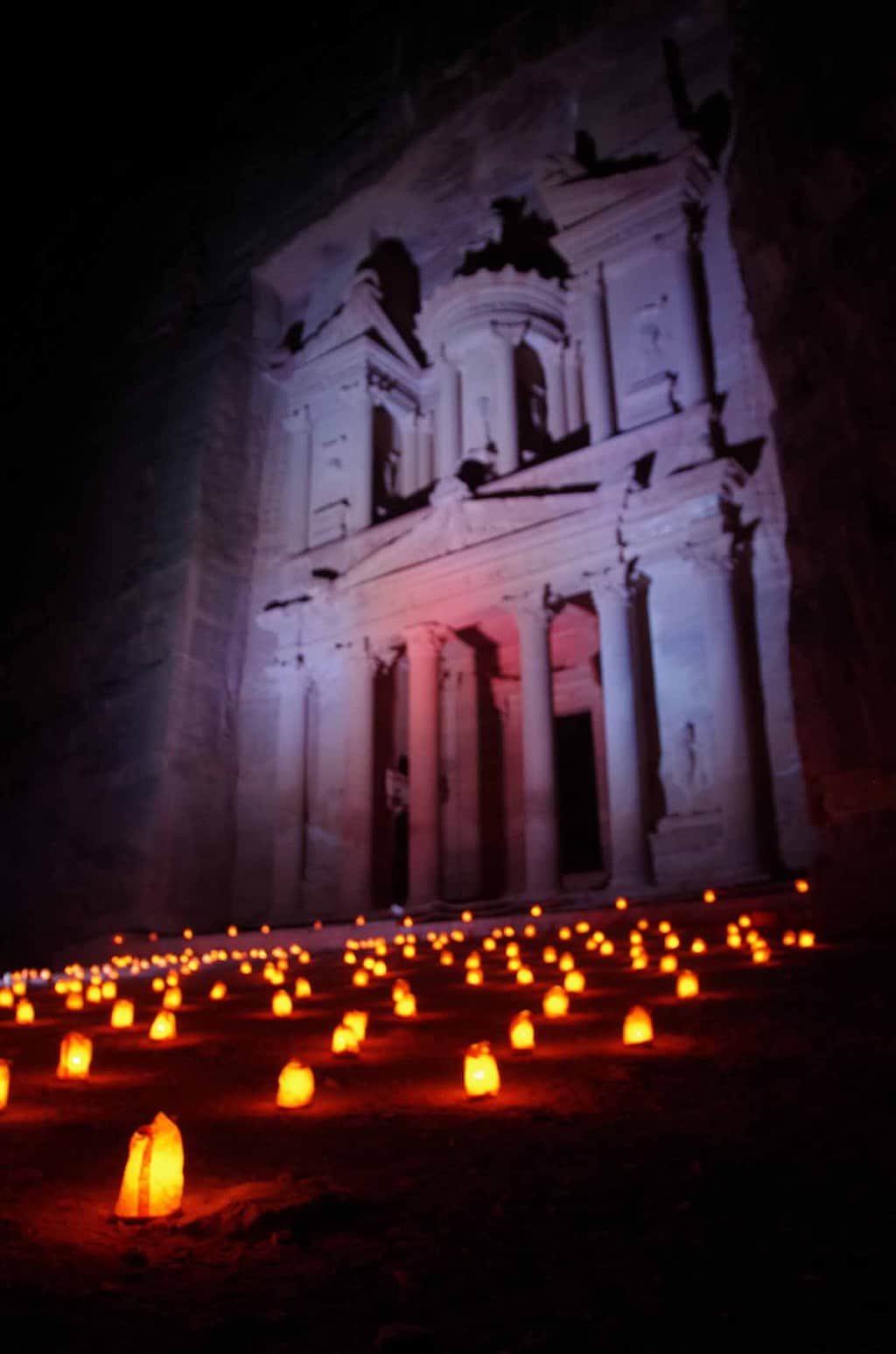 petra by night