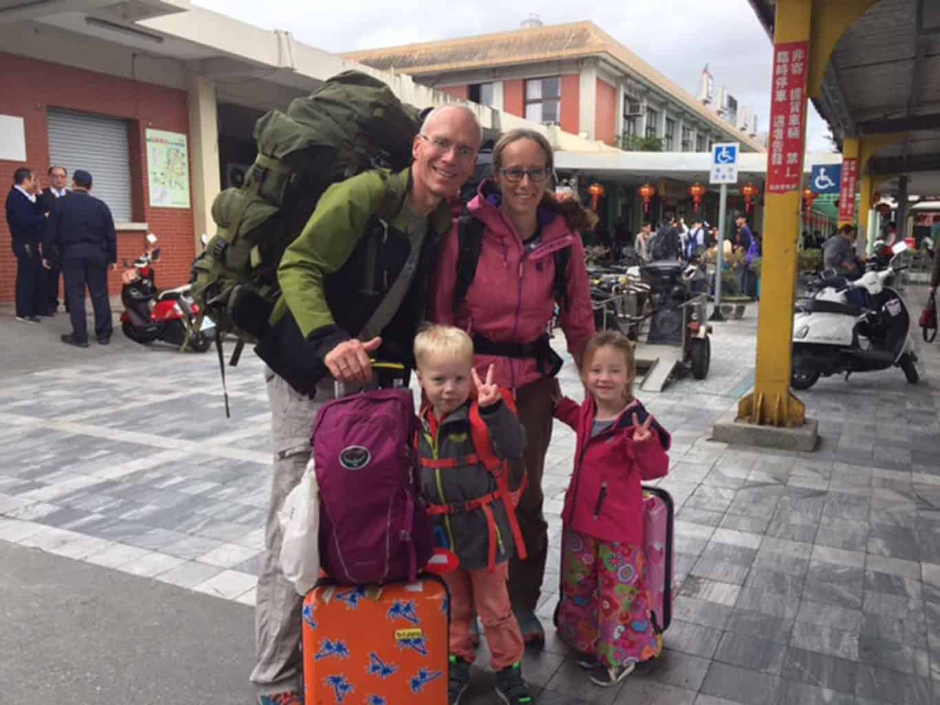 Taiwan met kinderen