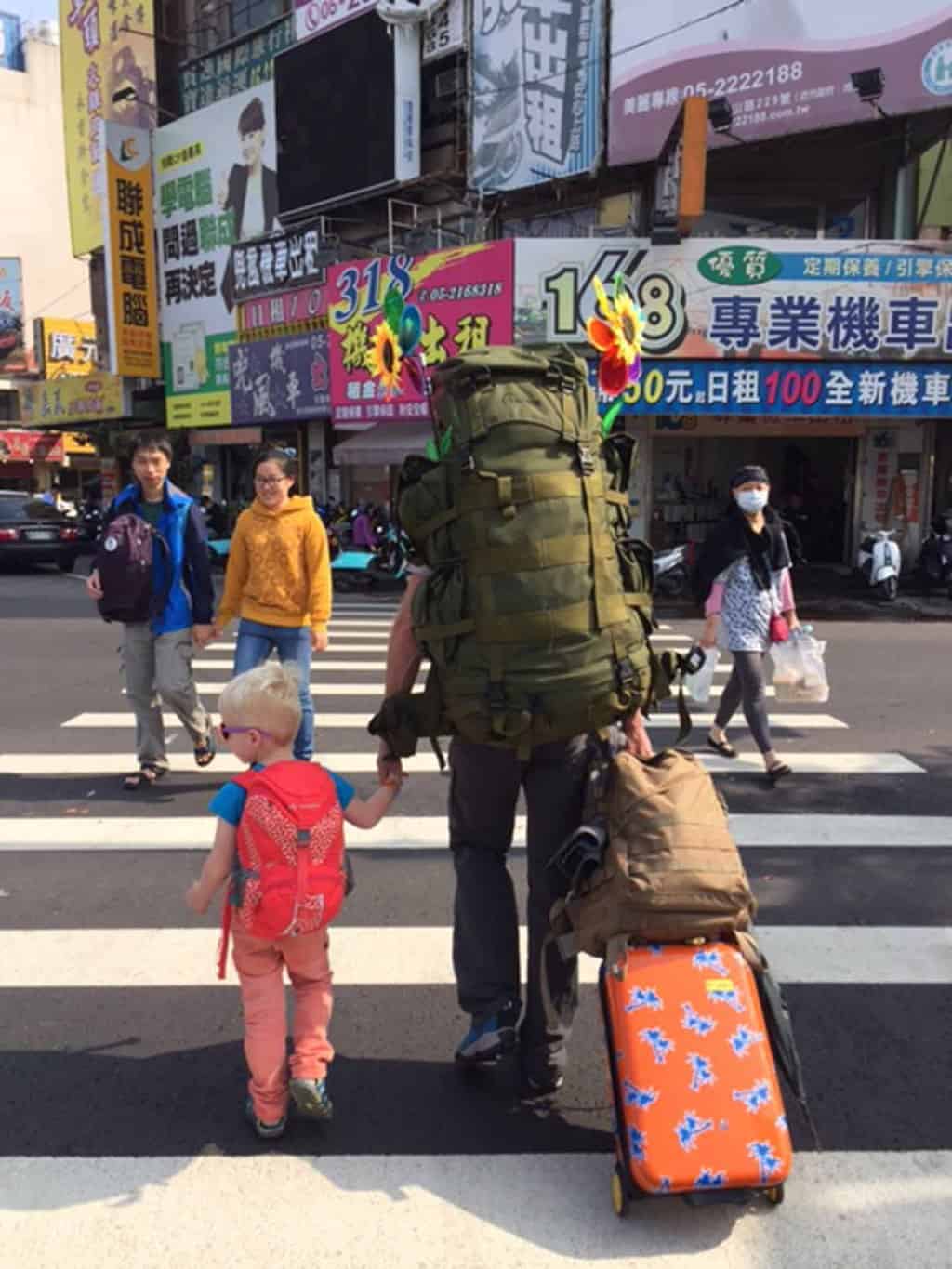 Taiwan met kinderen