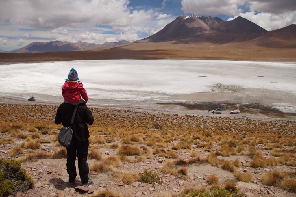 Salar Uyuni met kinderen