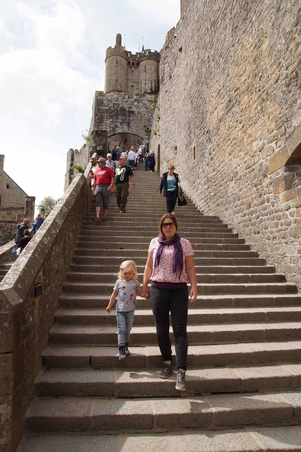 mt saint michel met kind