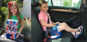 bubblebum opblaasbaar autostoeltje