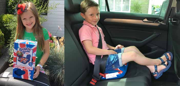 Nieuwheid condensor sticker Bubblebum, opblaasbaar autostoeltje nooit meer een autostoel huren op  vakantie - Gezin op Reis