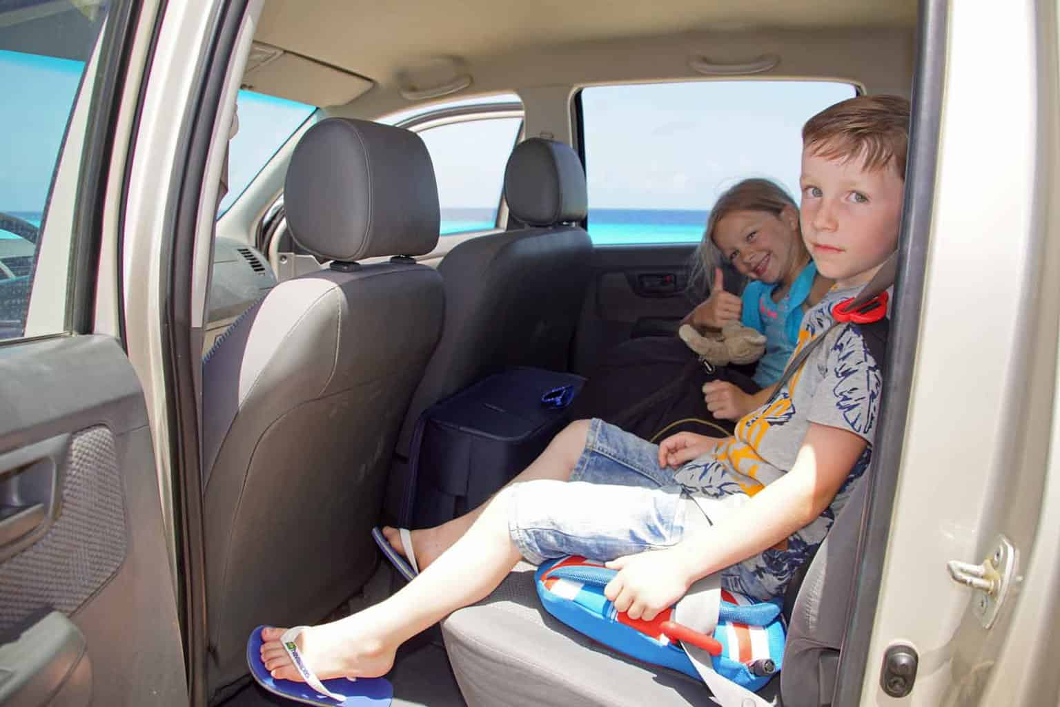 Onenigheid Bewijs onder Bubblebum, opblaasbaar autostoeltje nooit meer een autostoel huren op  vakantie - Gezin op Reis