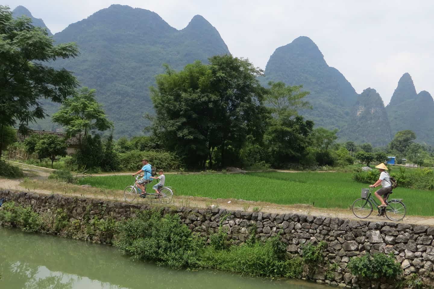 fietstocht yangshou