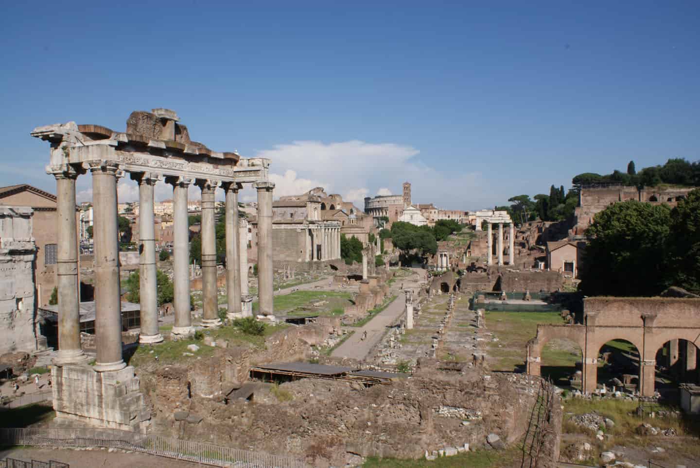 zwanger op vakantie rome italie