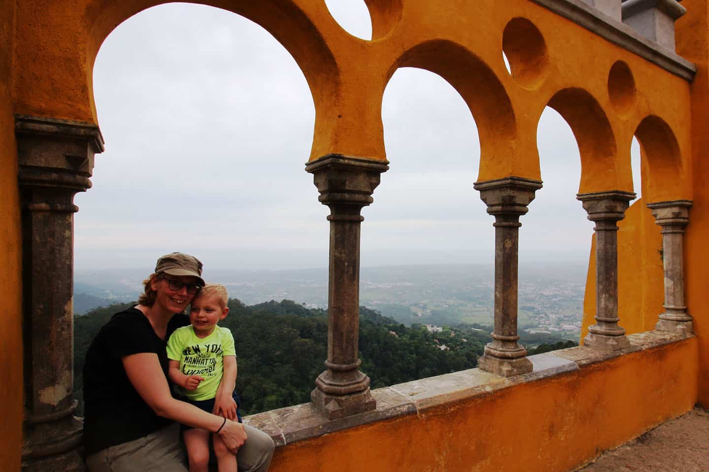 Palacio da Pena met kinderen