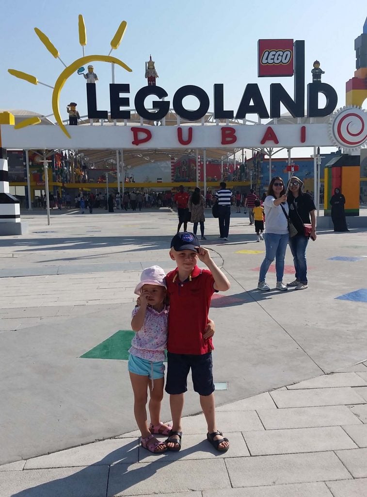 dubai met kinderen legoland