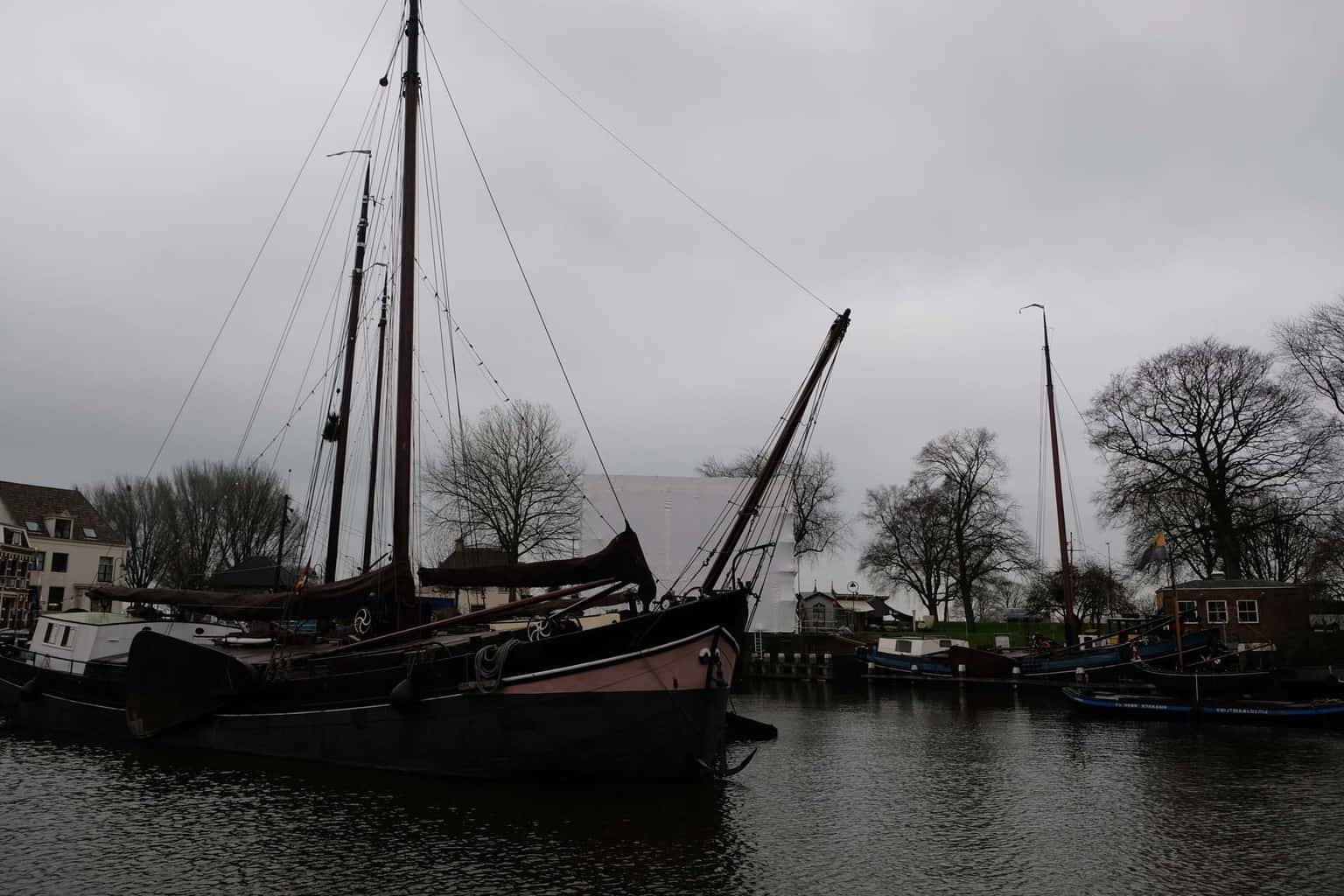 De museumhaven van Gouda