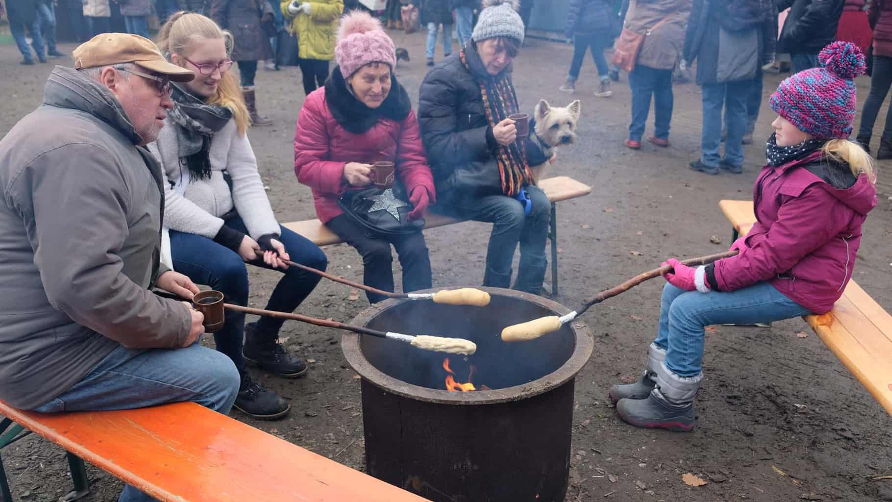 kerstmarkt borken Malbeck broodjes bakken