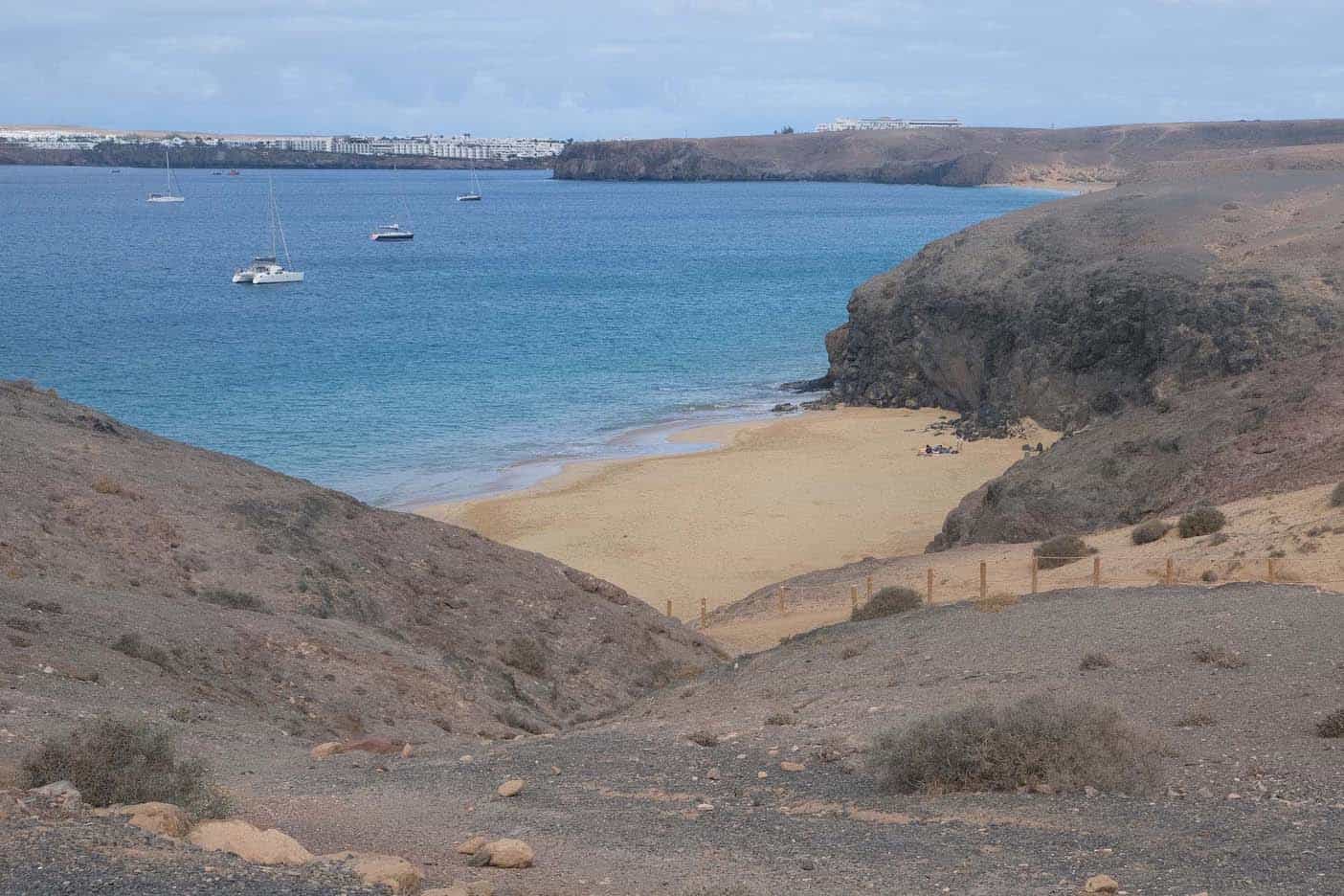 mooiste stranden lanzarote playa papagoya