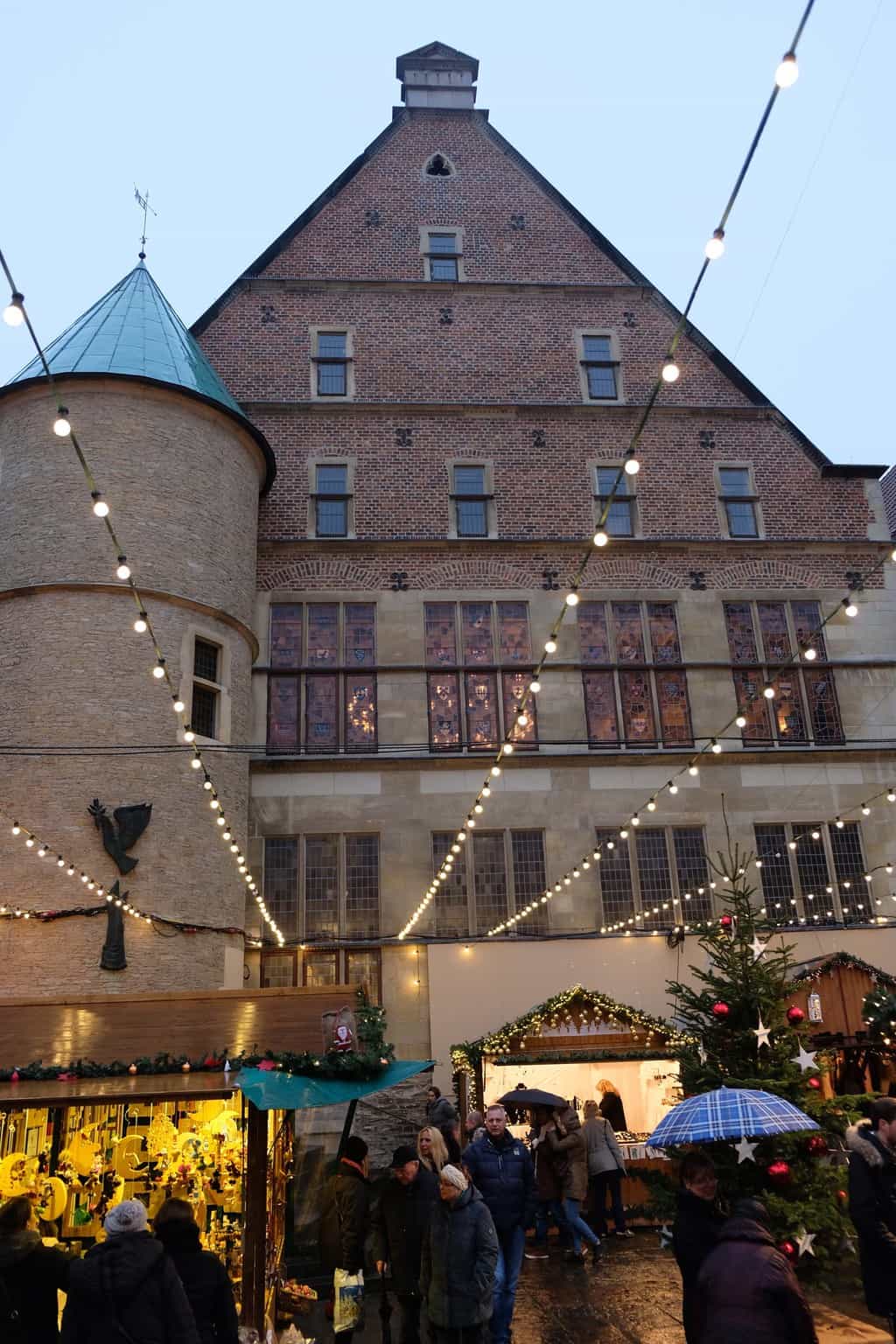 Munster kerstmarkt stadhuis