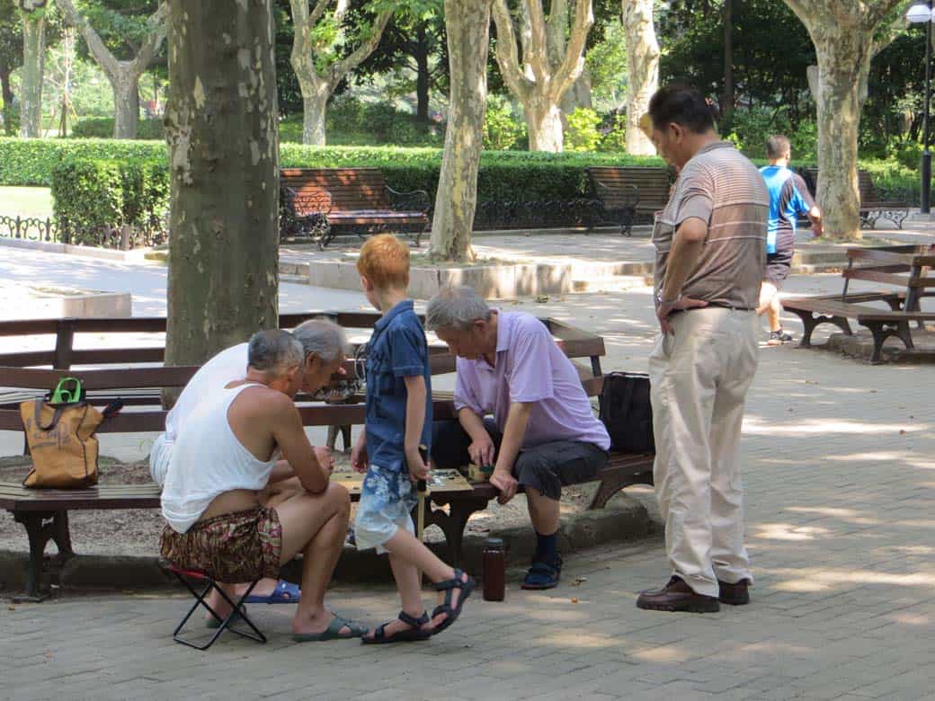 Shanghai met kinderen