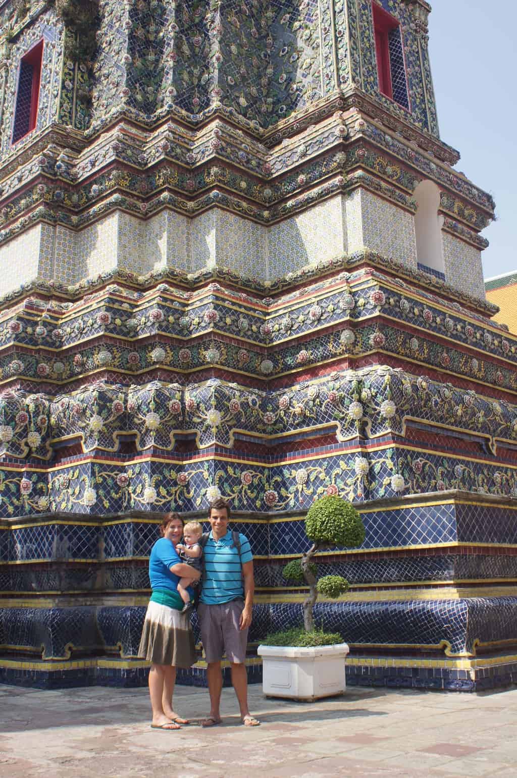 Wat Arun met kind