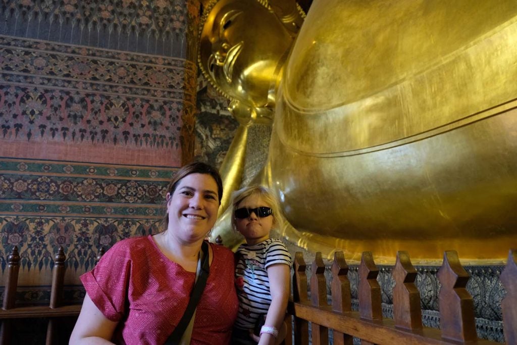 Wat Pho met kind