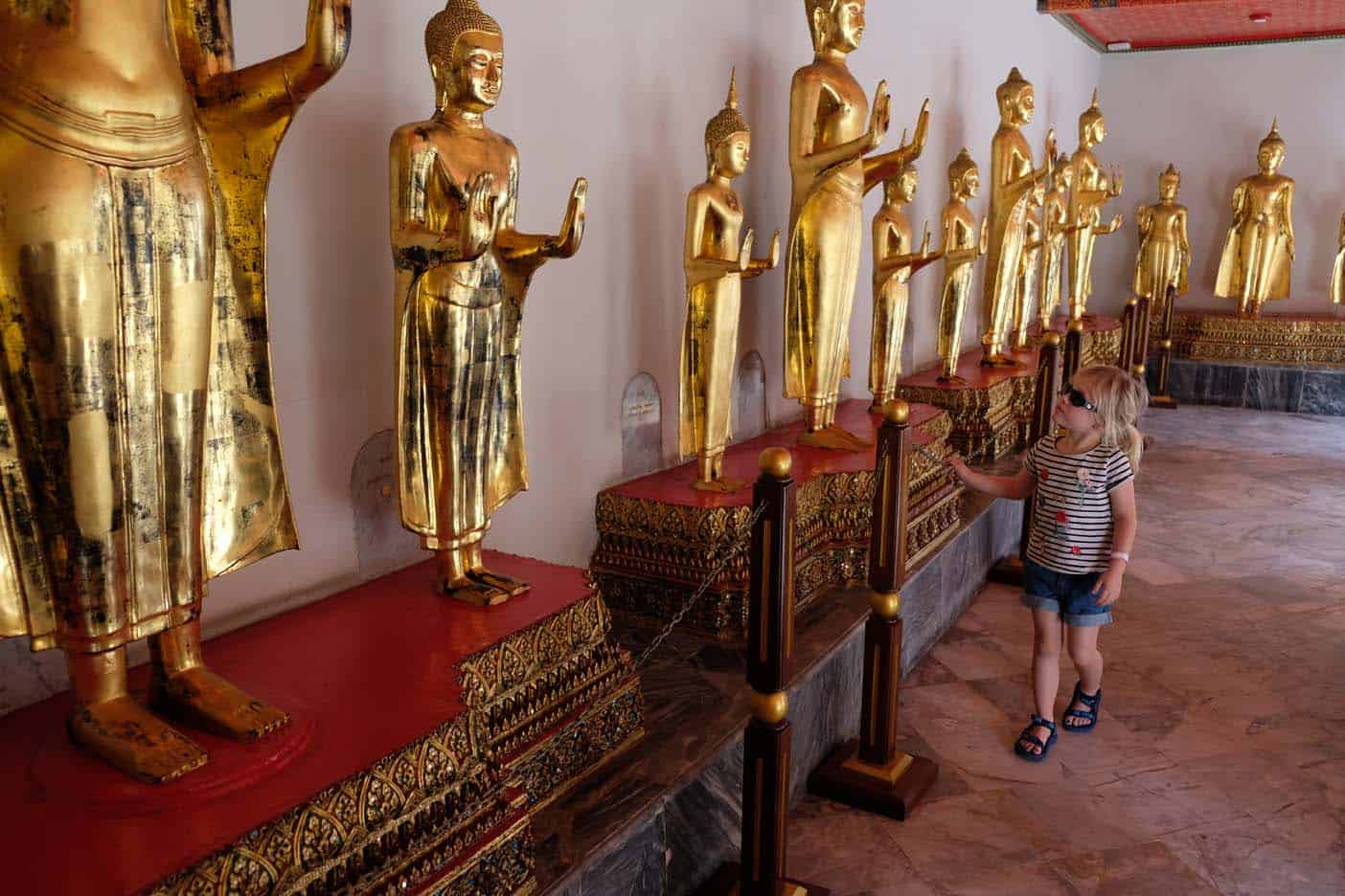 Wat Pho met kind