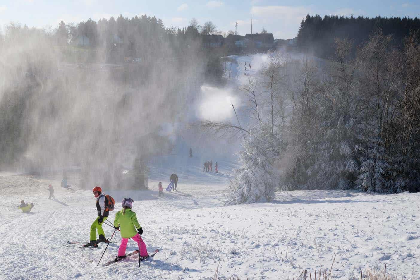 Winterberg met kinderen