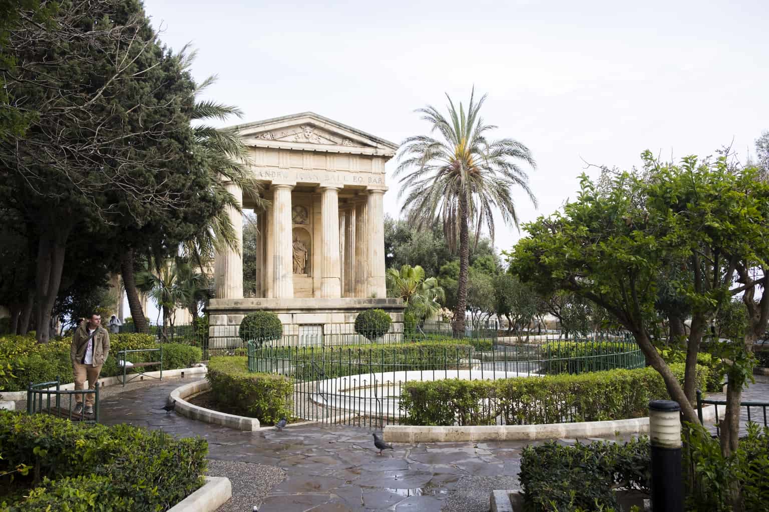 Lower Barrakka Gardens valletta met kinderen