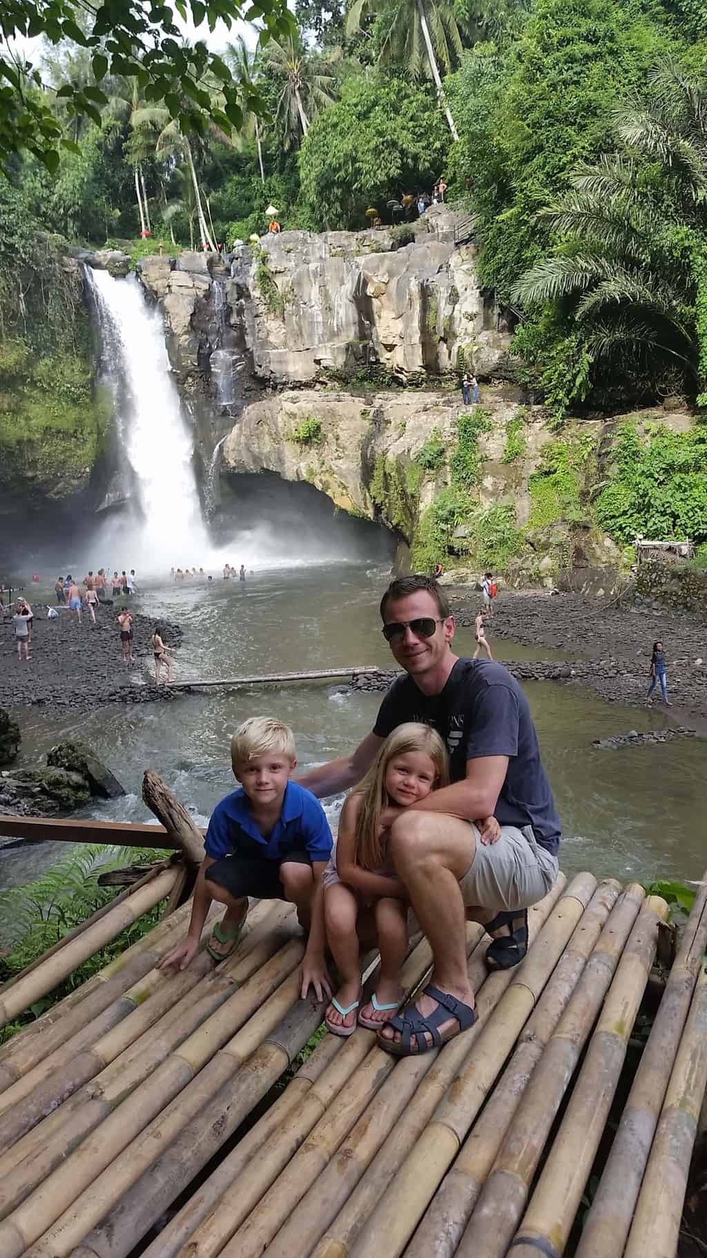 Tegenungan Waterval bali met kinderen