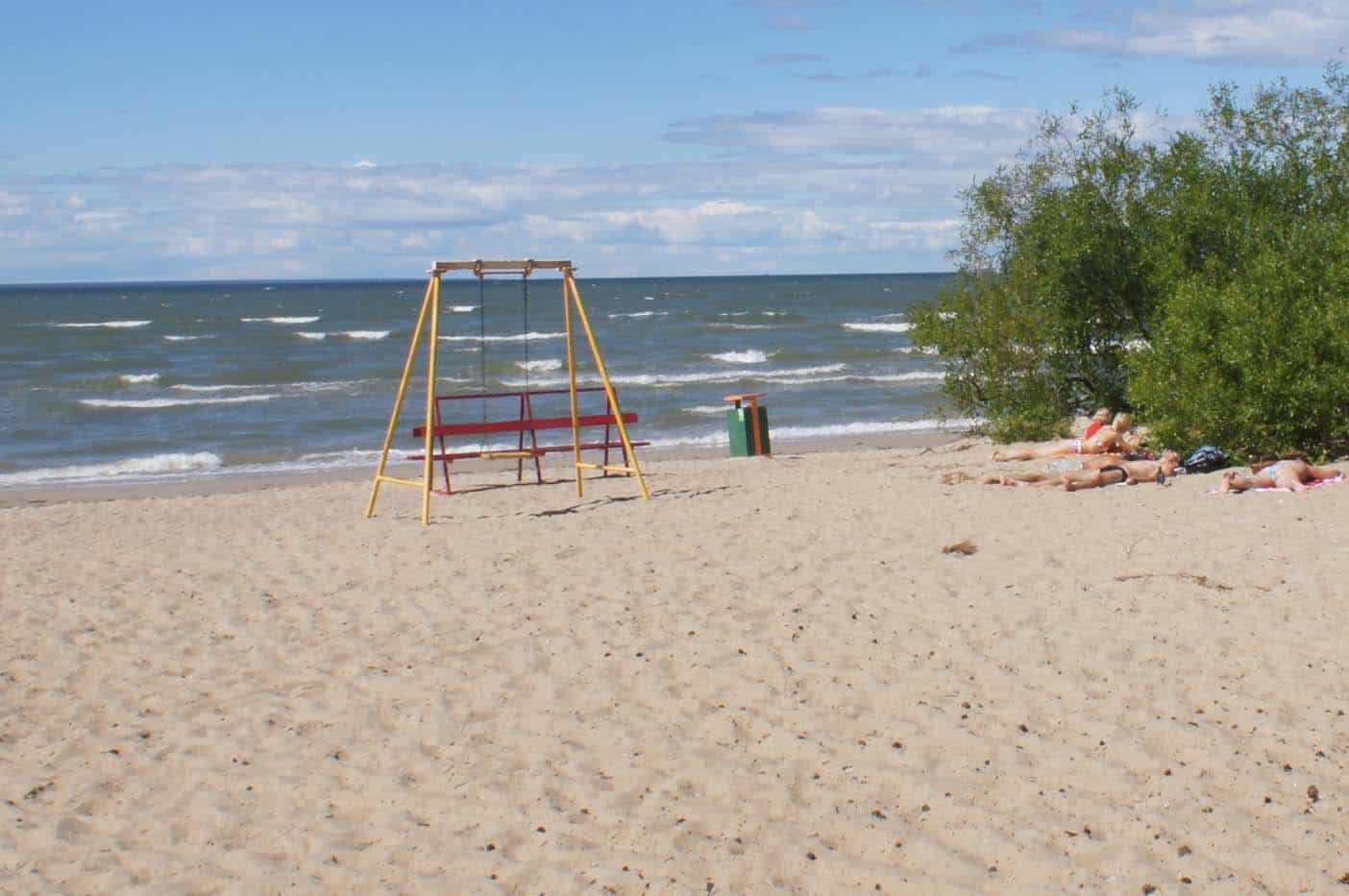 Het strand van Tallinn