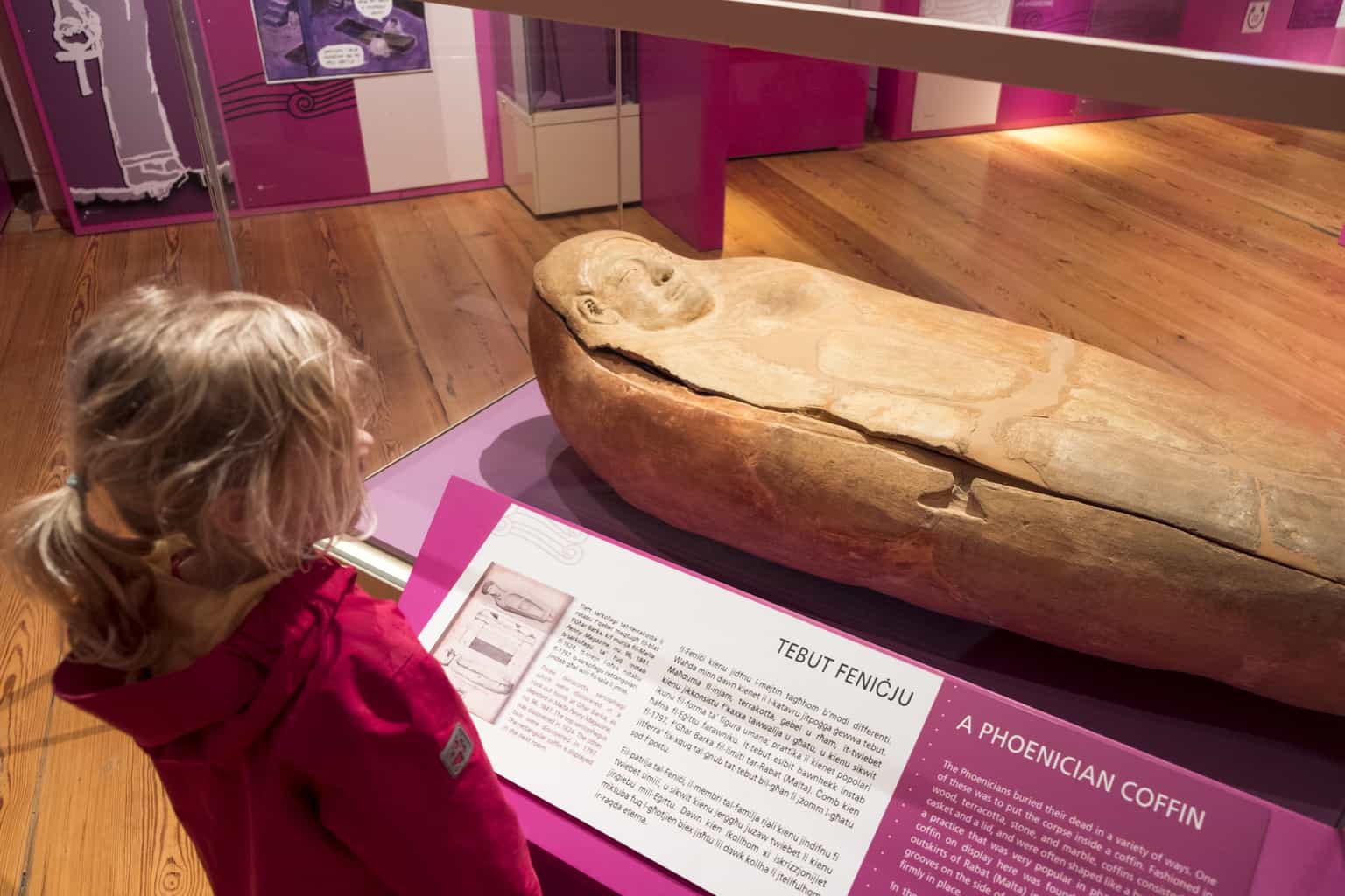 Valletta met kinderen archeologie museum