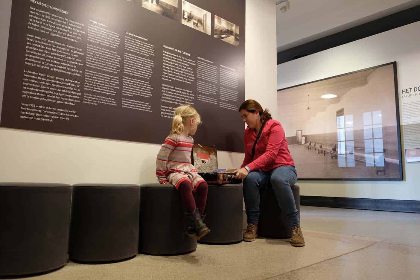 Antwerpen met kinderen red star line museum