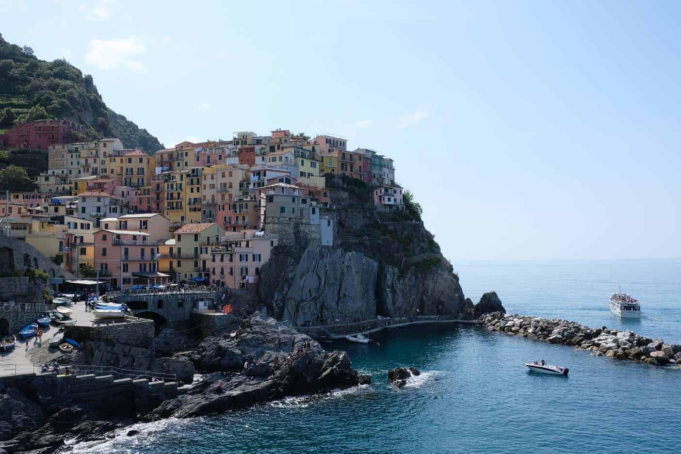 cinque terre manarola speeltuin met kinderen